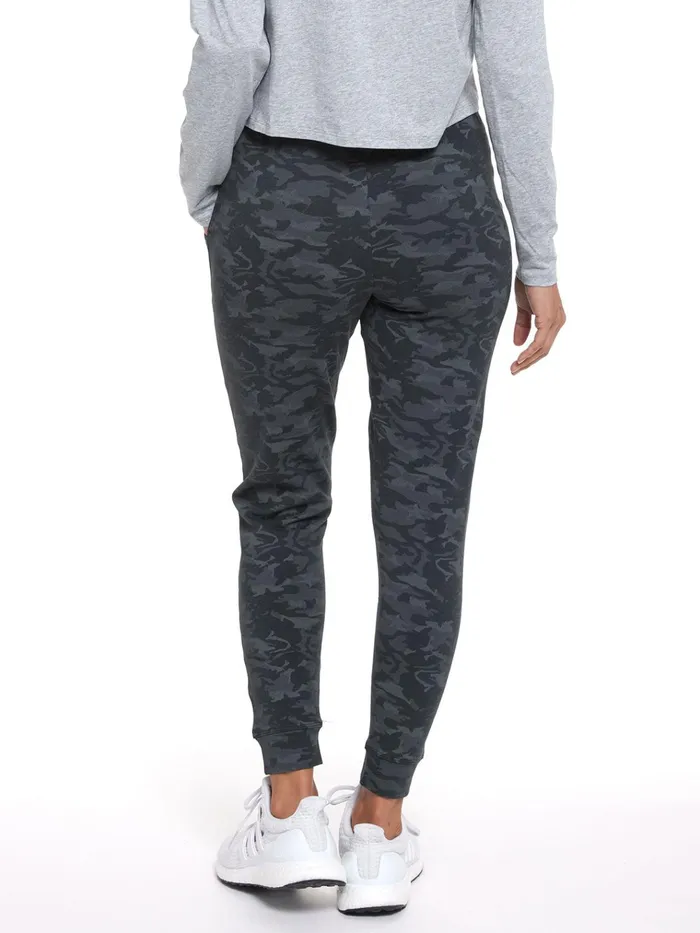 Pants Joggers Women Tasc Performance Varsity Brushed Lightweight Jogger