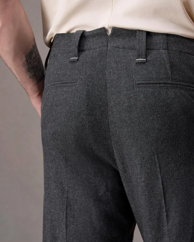 Pants Men Rag and Bone Bradford Flannel Pant Heather Grey