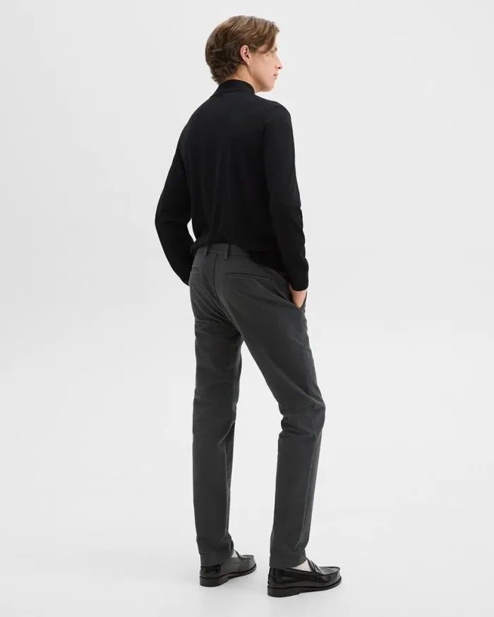Pants Men Theory Zaine Pant In Moleskin Twill Graphite
