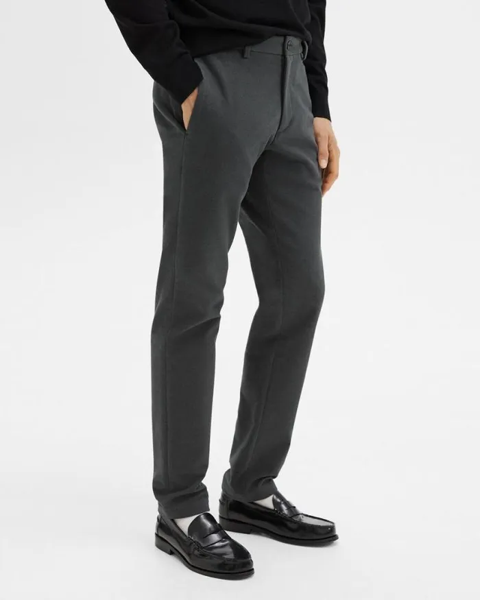 Pants Men Theory Zaine Pant In Moleskin Twill Graphite