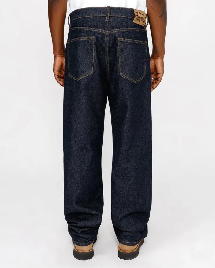 Pants MenWomen Stussy NEW CLASSIC JEAN DENIM Rinsed Indigo Pants MenWomen Stussy NEW CLASSIC JEAN DENIM Rinsed Indigo