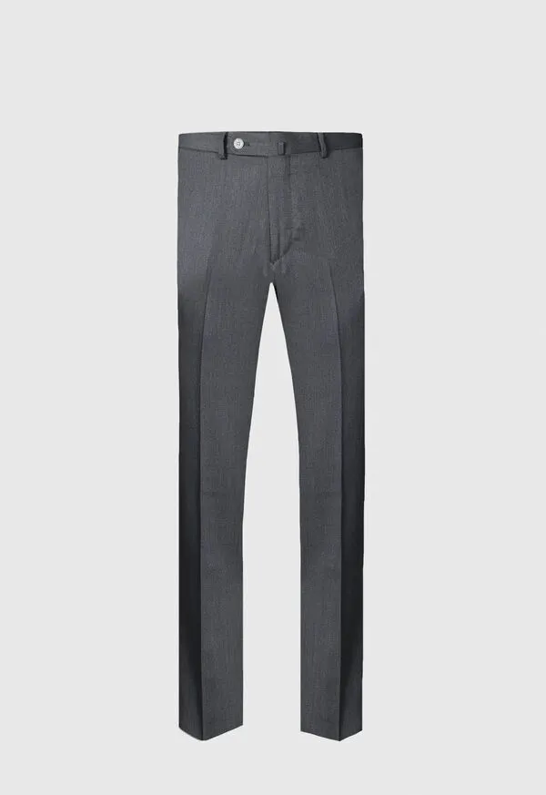 Pants Paulstuart Mens Soft Wool Twill Trouser Charcoal