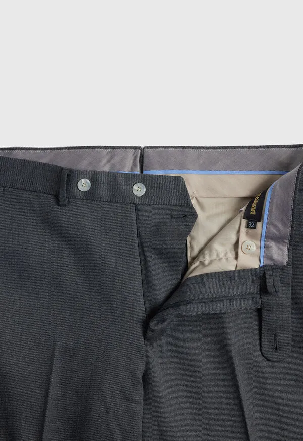 Pants Paulstuart Mens Soft Wool Twill Trouser Charcoal Pants Paulstuart Mens Soft Wool Twill Trouser Charcoal