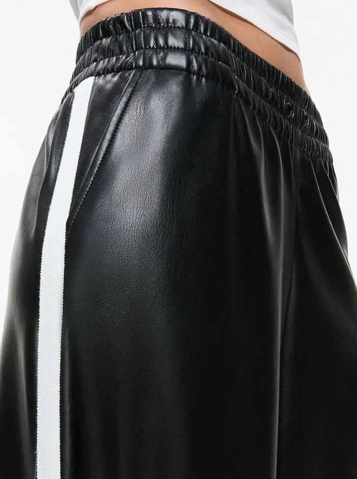 Pants Women Alice Olivia Elba Vegan Pant Black