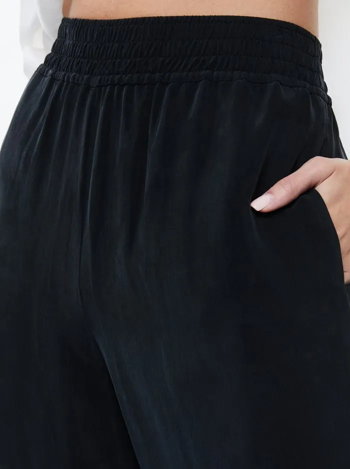 Pants Women Alice Olivia Kenley Palazzo Cropped Pant Black
