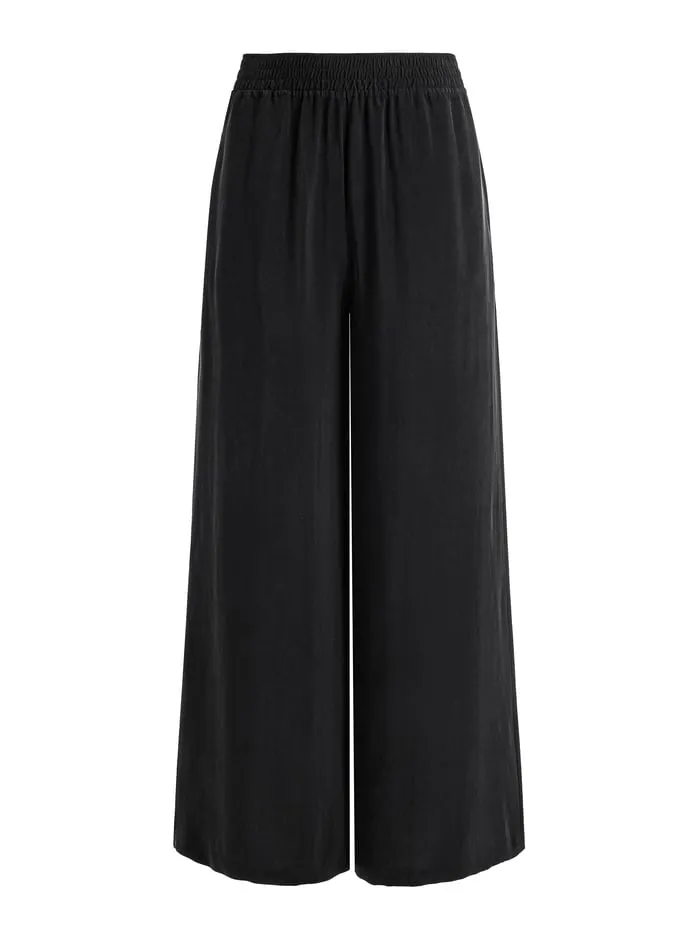 Pants Women Alice Olivia Kenley Palazzo Cropped Pant Black