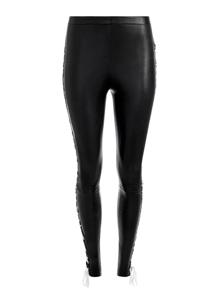 Pants Women Alice Olivia Maddox Vegan Legging Blackoff White