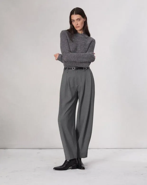 Pants Women Rag and Bone Cecily Ponte Pant Charcoal