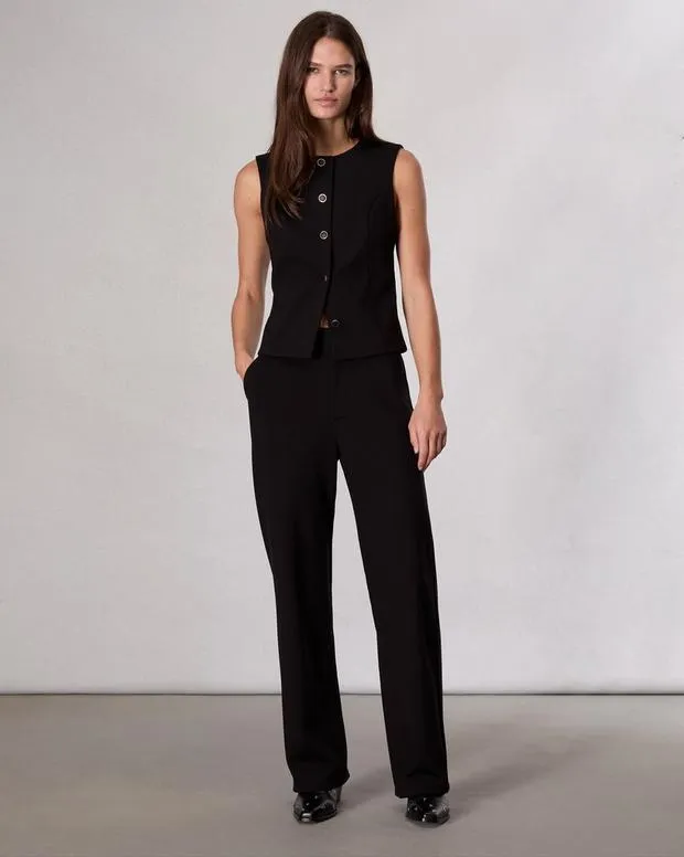 Pants Women Rag and Bone Shea Ponte Pant Black