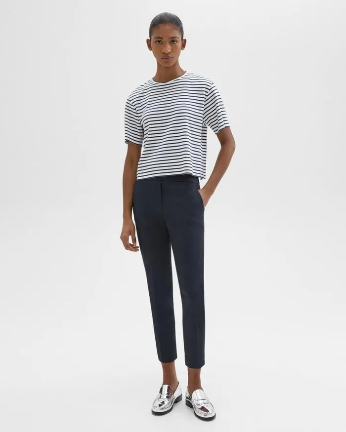 Pants Women Theory Treeca PullOn Pant In Good Linen Concord
