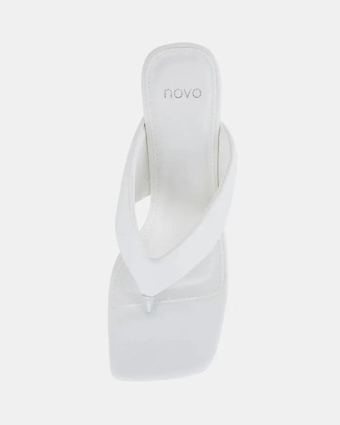 Party NOVO Shoes Women URZILA WHITE Kitten Heels
