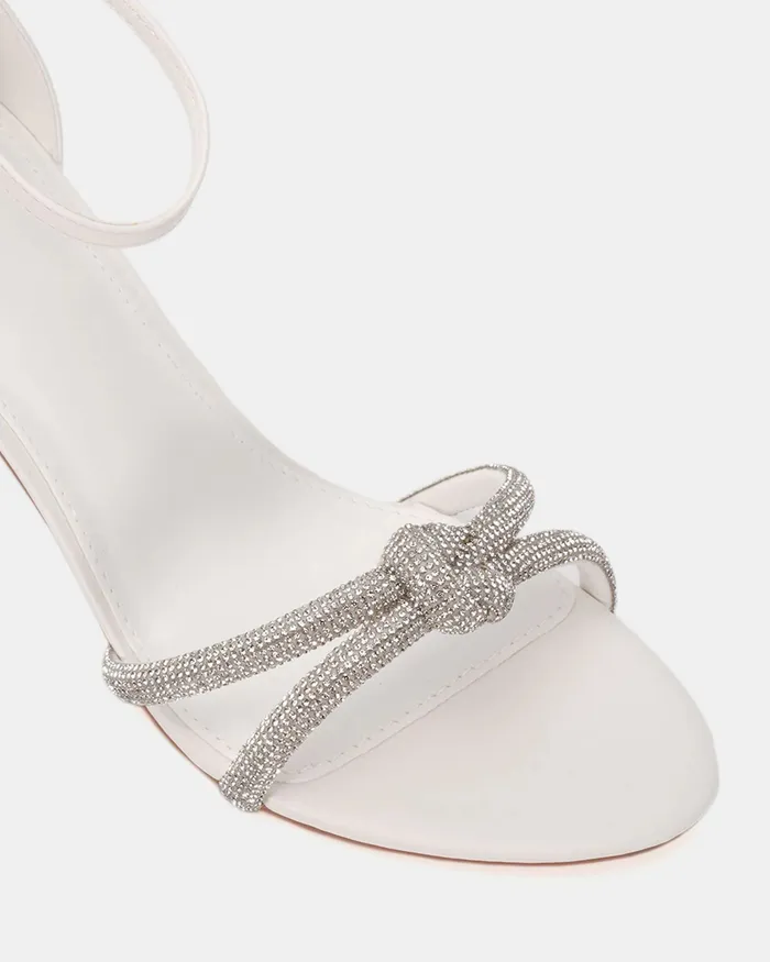 Party Women NOVO Shoes PERSEUS WHITE Kitten Heels