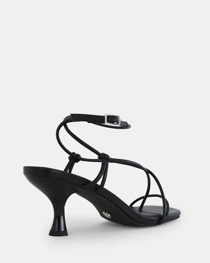 Party Women NOVO Shoes UMBRIA BLACK Kitten Heels