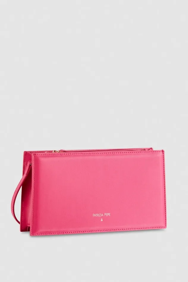 Patrizia Pepe Crossbodys Leather Shoulder Pocket Bag Pink 8211 Women