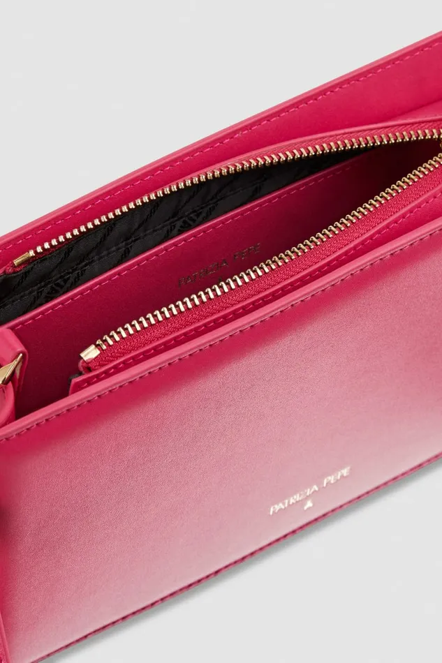 Patrizia Pepe Crossbodys Leather Shoulder Pocket Bag Pink 8211 Women