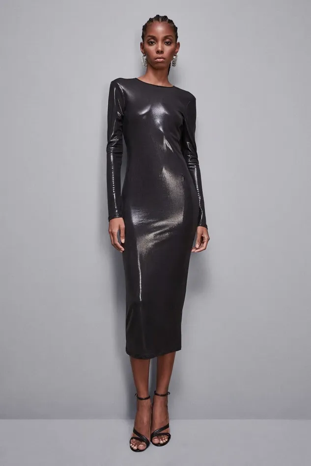 Patrizia Pepe Dresses Essential Jersey Bodycon Dress Black 8211 Women