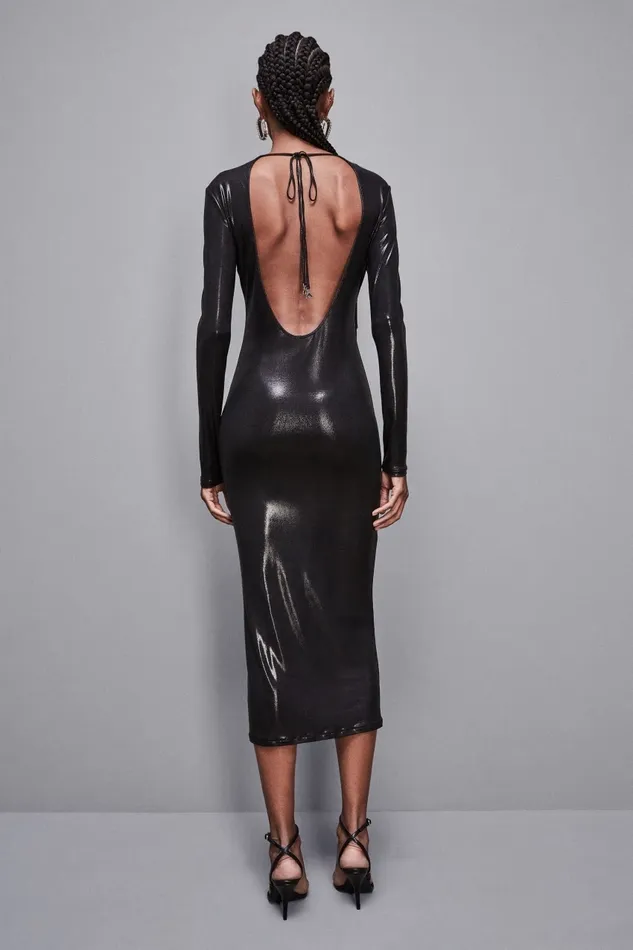 Patrizia Pepe Dresses Essential Jersey Bodycon Dress Black 8211 Women