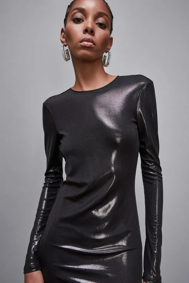 Patrizia Pepe Dresses Essential Jersey Bodycon Dress Black 8211 Women