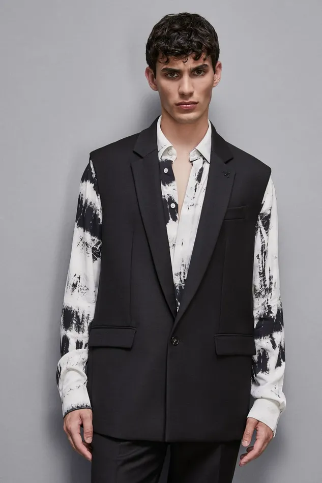 Patrizia Pepe Jackets Lined Vest Jacket Black 8211 Men