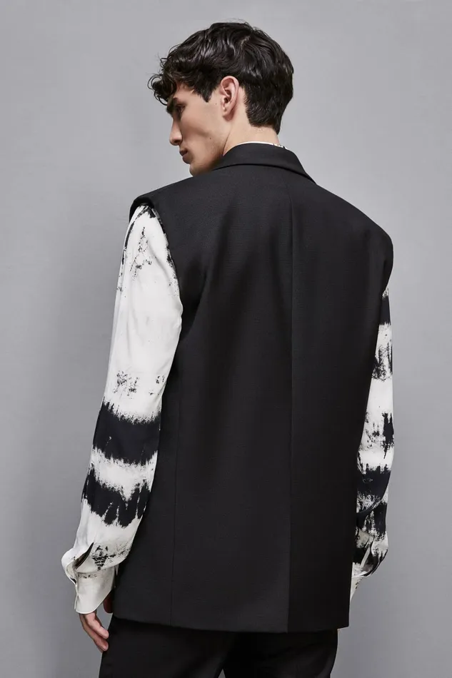 Patrizia Pepe Jackets Lined Vest Jacket Black 8211 Men