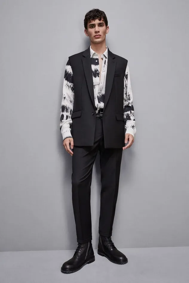 Patrizia Pepe Jackets Lined Vest Jacket Black 8211 Men
