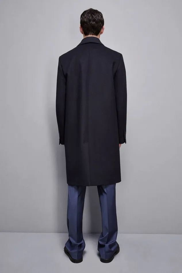 Patrizia Pepe Jackets Medium SingleBreasted Coat Blue 8211 Men