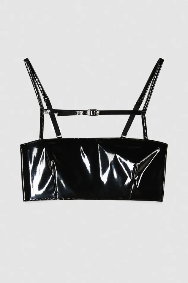 Patrizia Pepe Lingerie And Beachwear Bandeau Bra Black 8211 Women