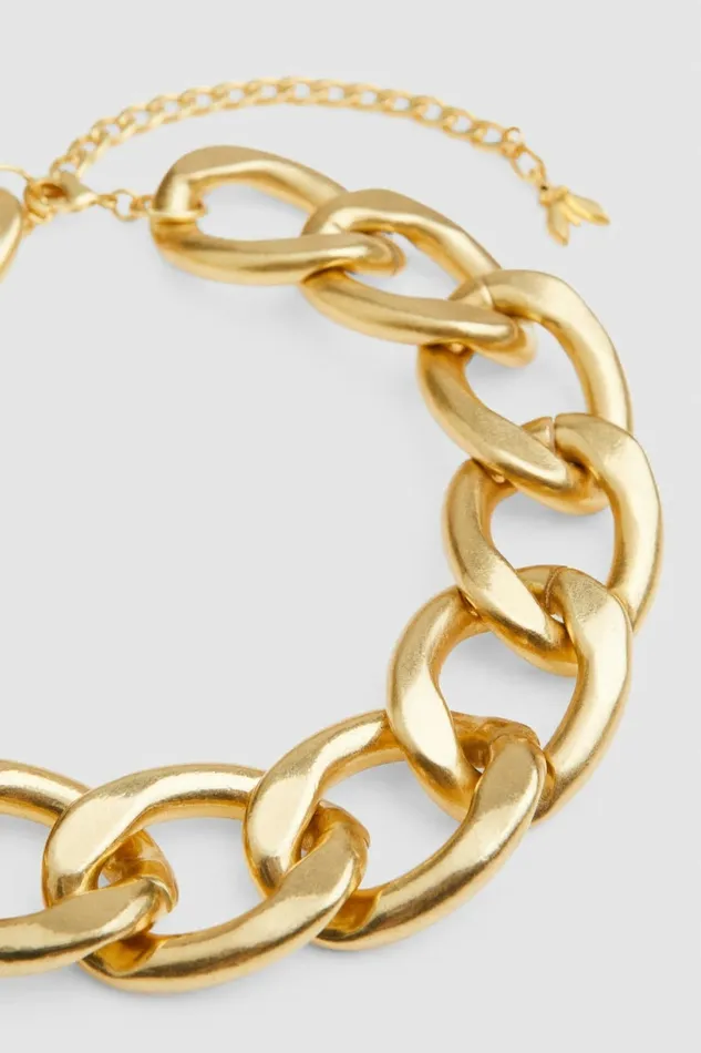 Patrizia Pepe Necklaces Brass And Aluminum Necklace Gold 8211 Women