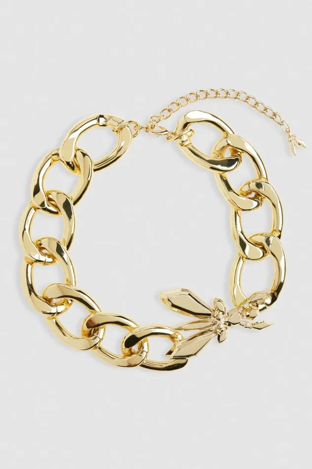 Patrizia Pepe Necklaces Maxi Chain Ring Necklace Gold 8211 Women