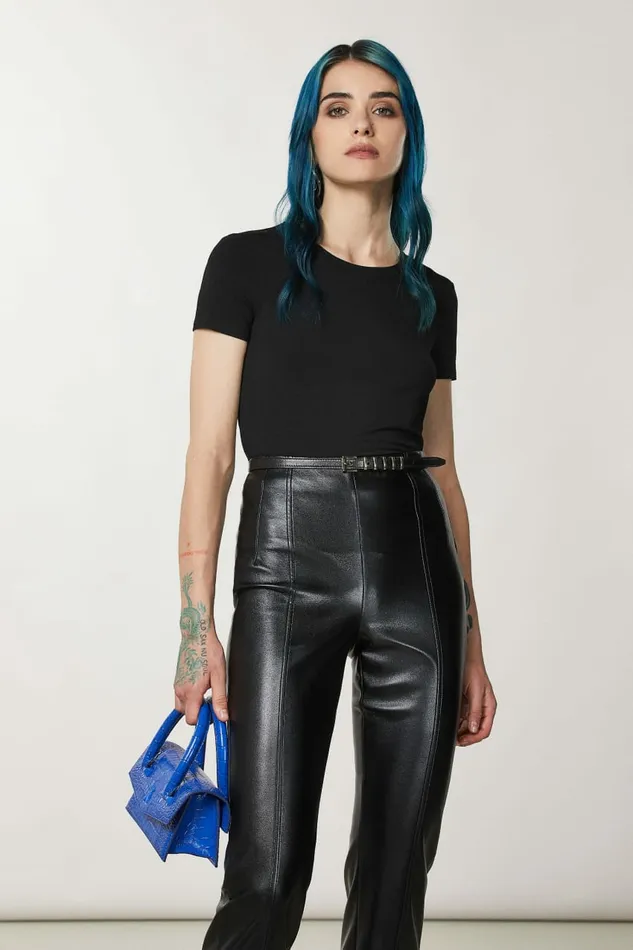 Patrizia Pepe Tops Essential TShirt Black 8211 Women