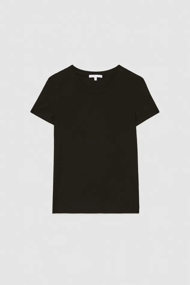 Patrizia Pepe Tops Essential TShirt Black 8211 Women