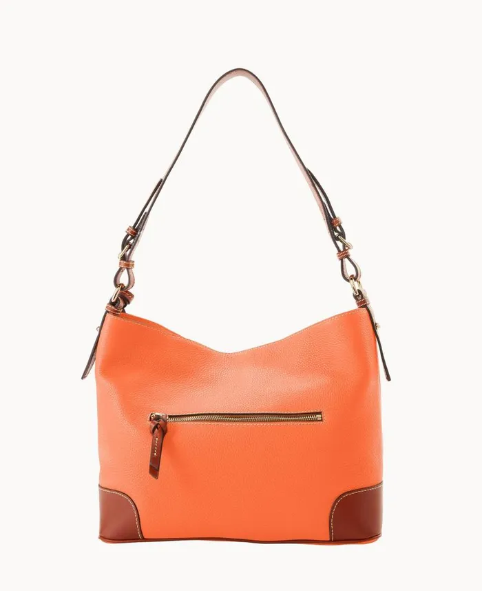 Pebble Grain Large Sac Coral Woman Dooney and Bourke Shoulder Bags Pebble Grain Large Sac Coral Woman Dooney and Bourke Shoulder Bags
