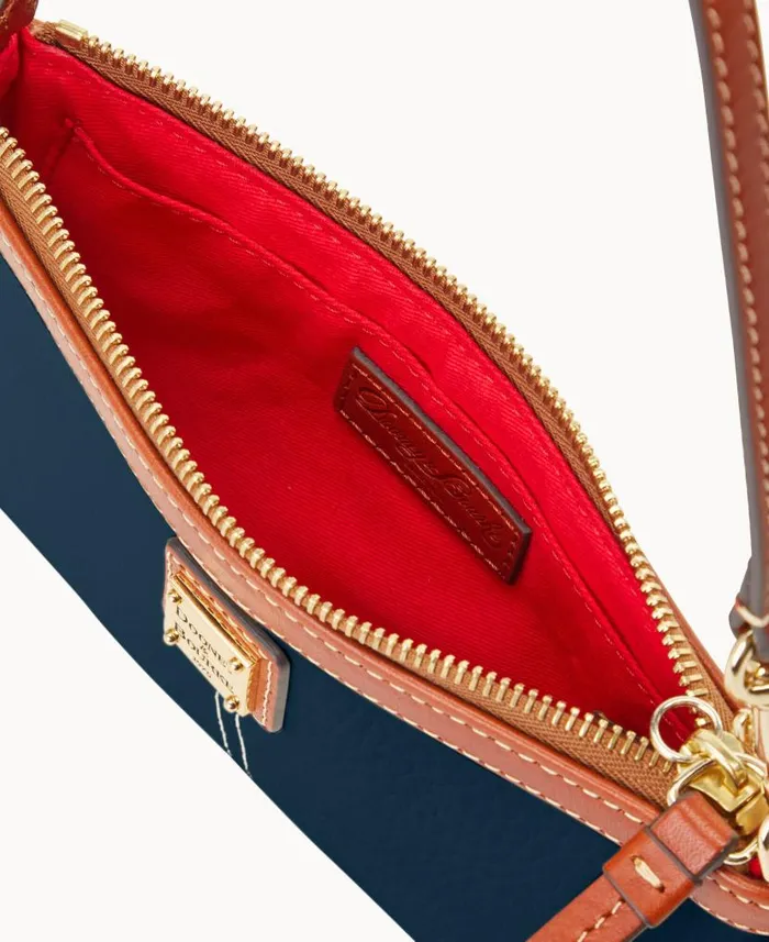 Pebble Grain Large Slim Wristlet Midnight Blue ManWoman Dooney and Bourke Wallets Pebble Grain Large Slim Wristlet Midnight Blue ManWoman Dooney and Bourke Wallets
