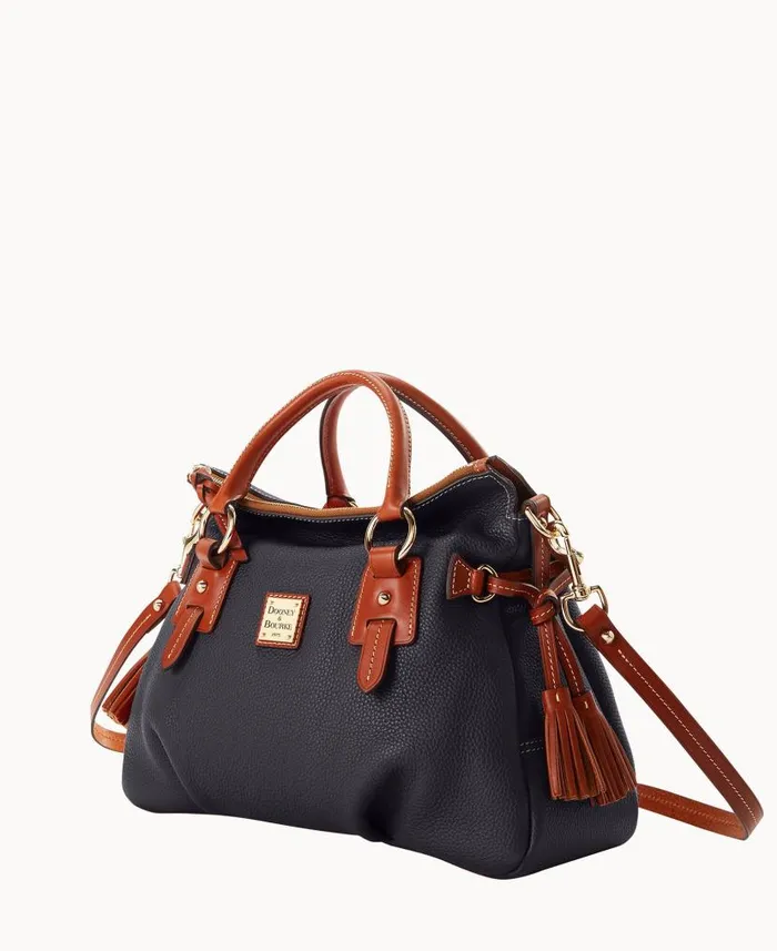 Pebble Grain Stanwich Satchel Black Woman Dooney and Bourke Satchels Pebble Grain Stanwich Satchel Black Woman Dooney and Bourke Satchels
