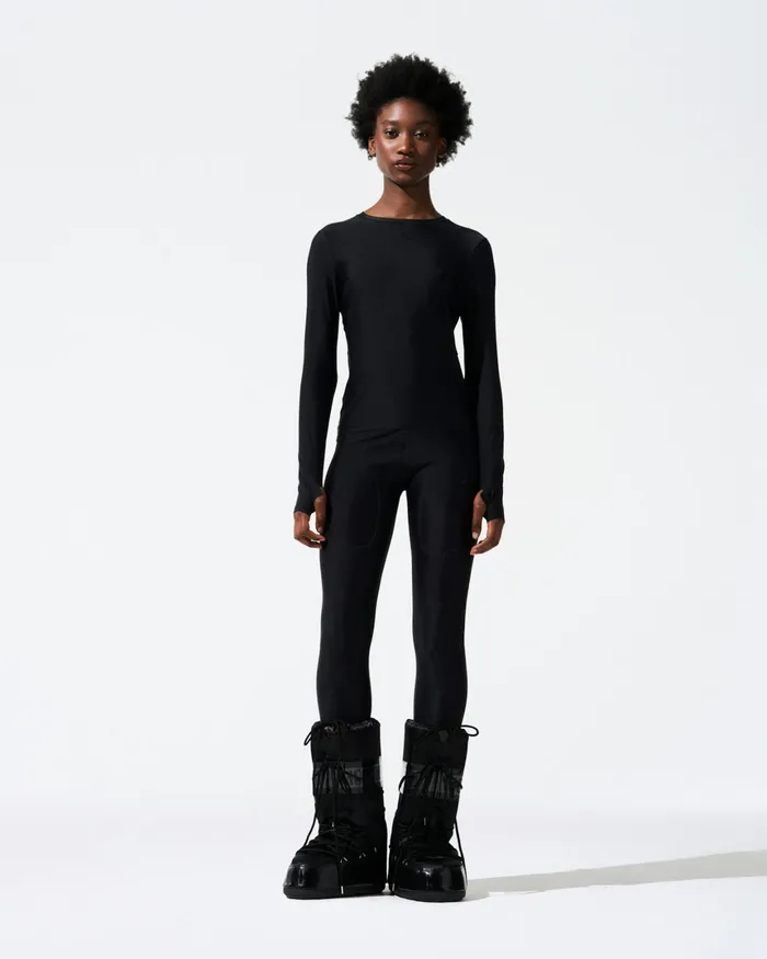 Perfect Moment Compression Base Layer Top Black Women Base Layers