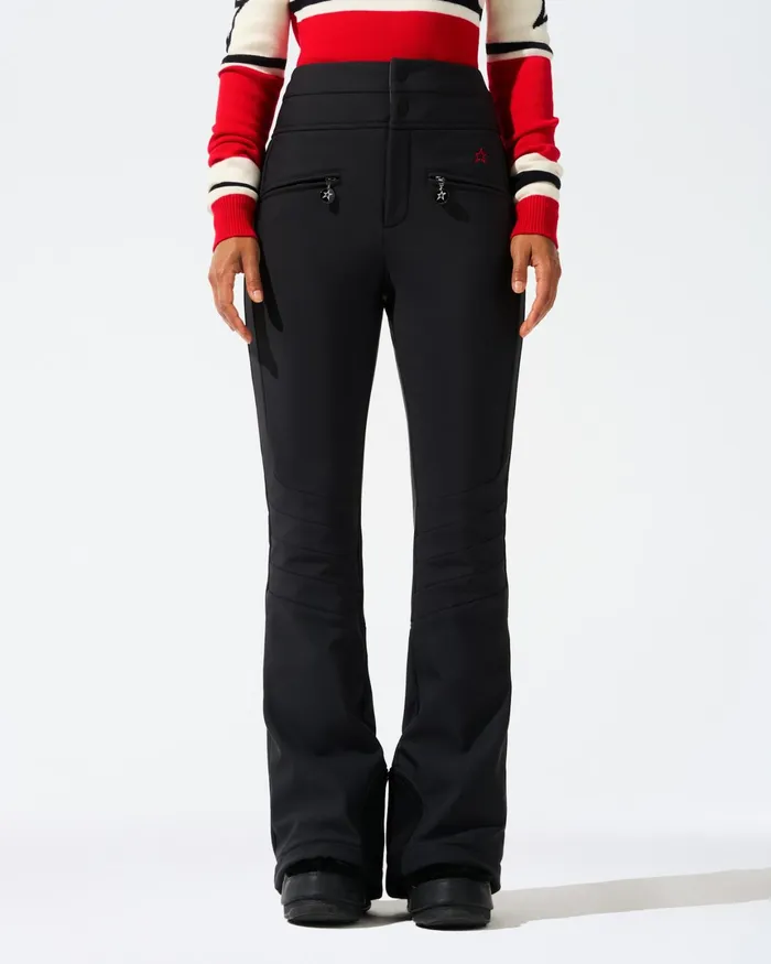 Perfect Moment HighWaist Aurora Flare Ski Pant Black Women Pants