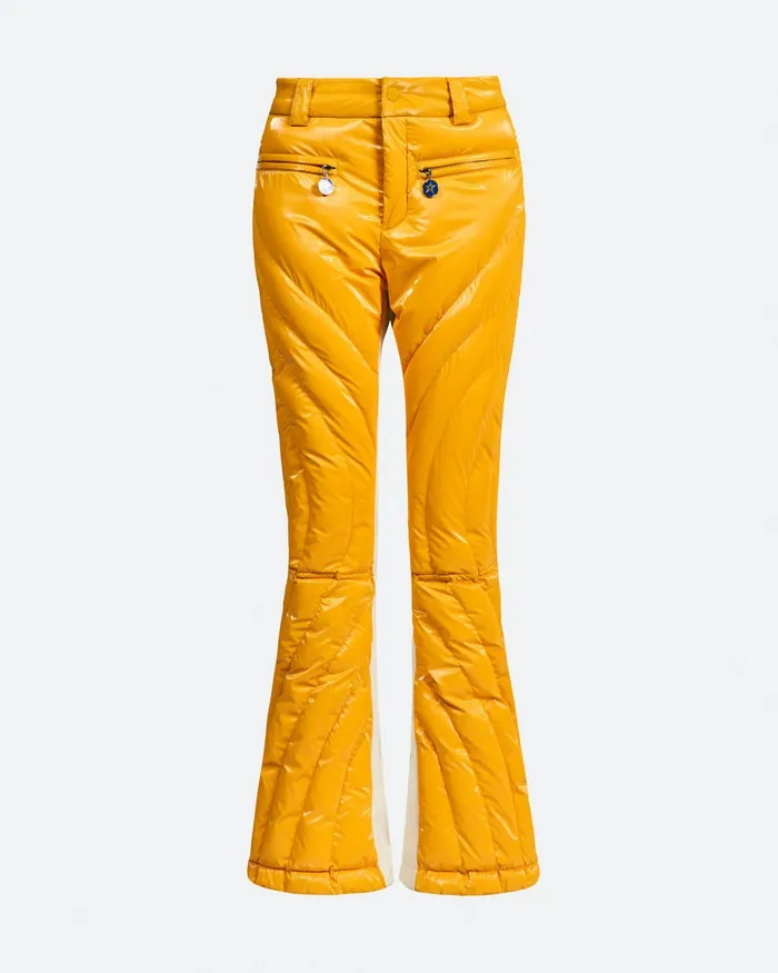 Perfect Moment MidRise Carving Ski Pant Canary Yellow Women Pants