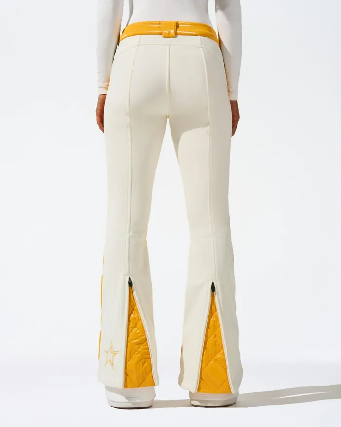 Perfect Moment MidRise Carving Ski Pant Canary Yellow Women Pants