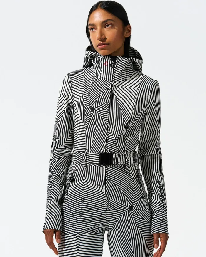 Perfect Moment Tignes Ski Suit Warped Star Print Women Ski Suits