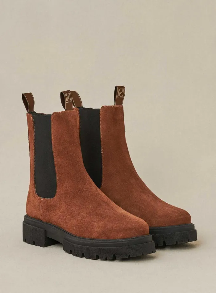 Petite Mendigote Ankle Boots Fw24 Bottines Plates Chuck Brown 8211 Women