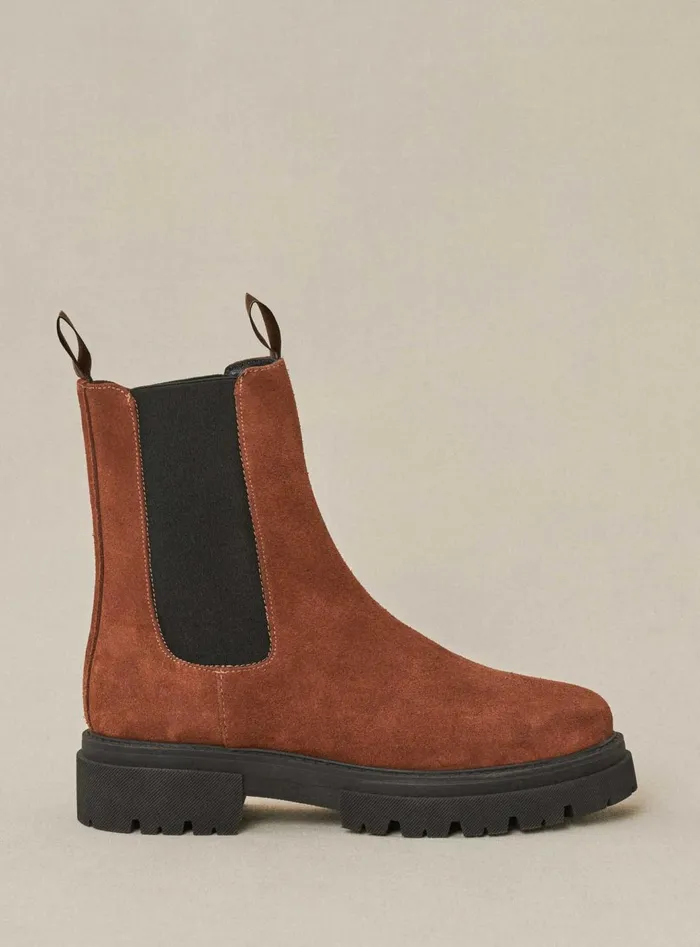 Petite Mendigote Ankle Boots Fw24 Bottines Plates Chuck Brown 8211 Women