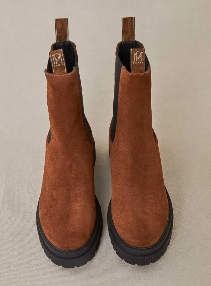 Petite Mendigote Ankle Boots Fw24 Bottines Plates Chuck Brown 8211 Women