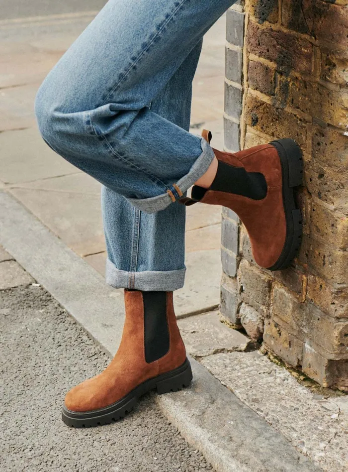Petite Mendigote Ankle Boots Fw24 Bottines Plates Chuck Brown 8211 Women