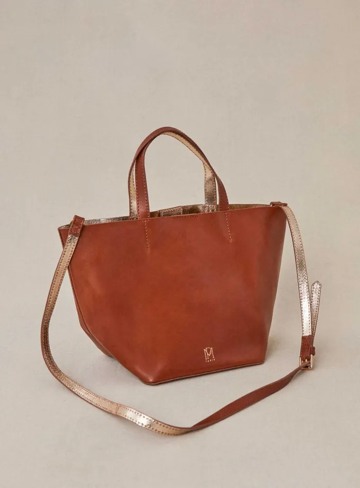 Petite Mendigote Baskets Fw24 Petit Sac Sweety Cuir Camel 8211 Women