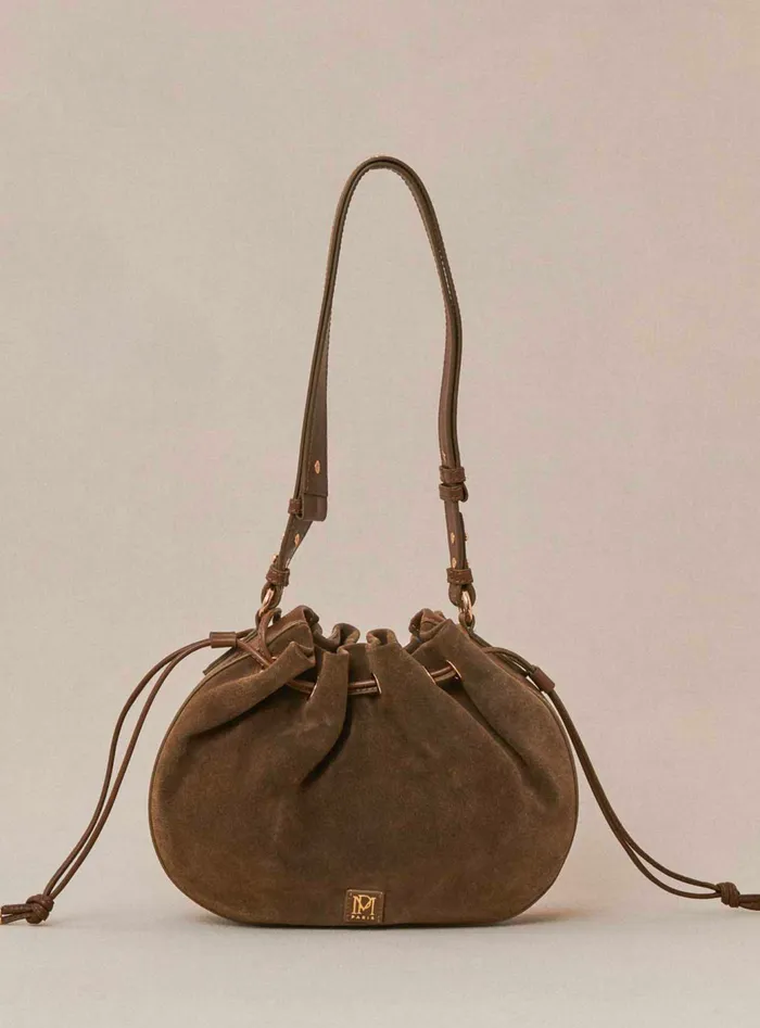 Petite Mendigote Shoulder Bags Fw24 Sac Sauline Bimatiere Khaki 8211 Women