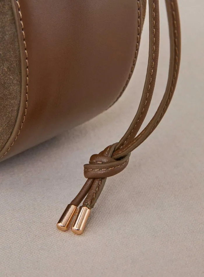 Petite Mendigote Shoulder Bags Fw24 Sac Sauline Bimatiere Khaki 8211 Women