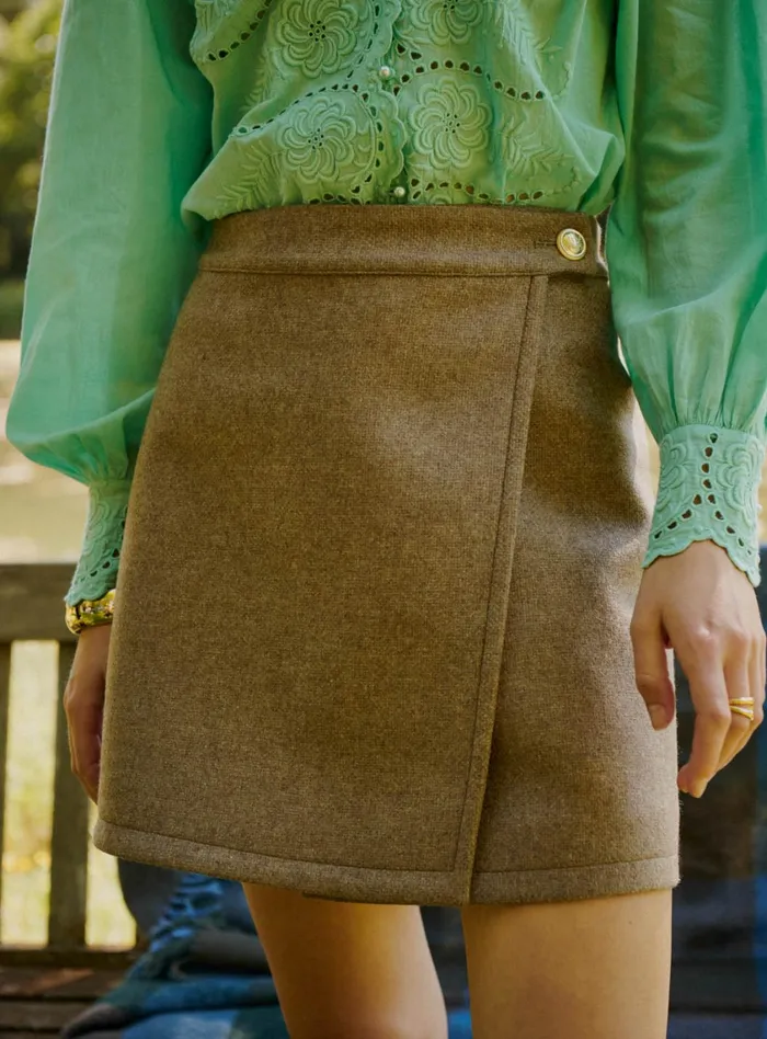 Petite Mendigote Skirts and Shorts Fw24 Jupe Jaipur Beige 8211 Women