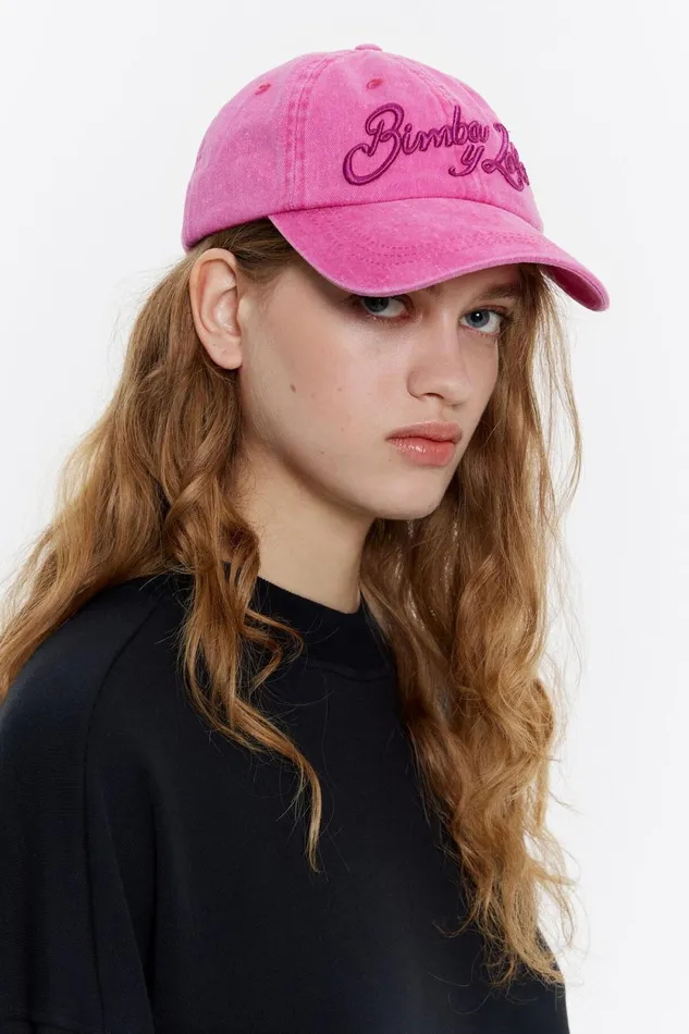Pink Cotton Cap Fuchsia Women Bimba Y Lola Hats And Caps Pink Cotton Cap Fuchsia Women Bimba Y Lola Hats And Caps