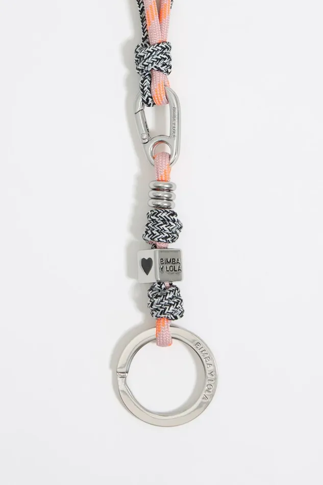 Pink Detachable Knots Key Ring Pink Women Bimba Y Lola Key Rings Pink Detachable Knots Key Ring Pink Women Bimba Y Lola Key Rings