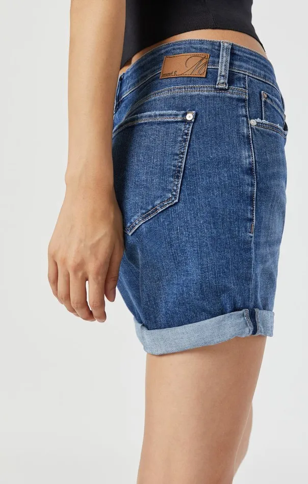Pixie Shorts In Mid Indigo Organic Blue Women Mavi Jeans Shorts Pixie Shorts In Mid Indigo Organic Blue Women Mavi Jeans Shorts